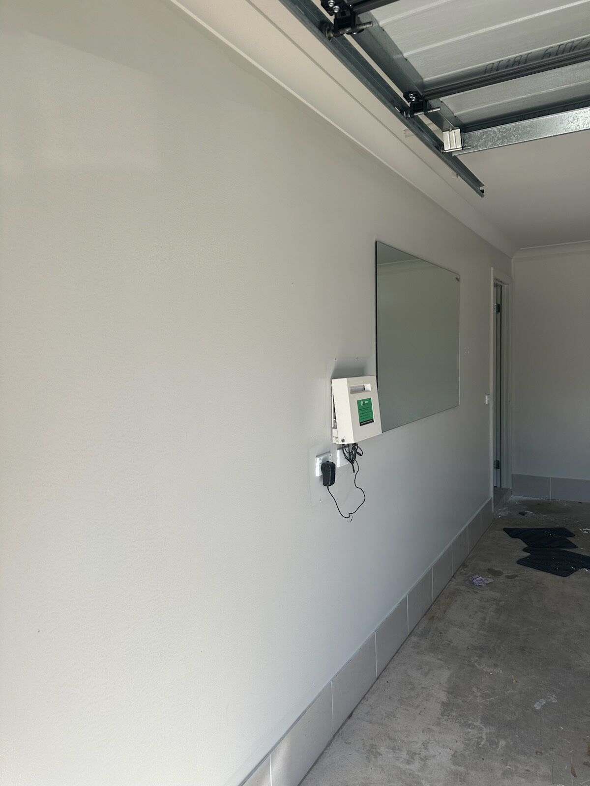 Commercial building and garage interior repainted with crisp lines by ZN Painting Services