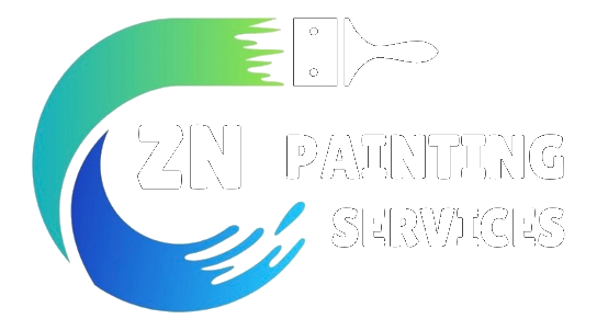 ZN Painting Services logo in white